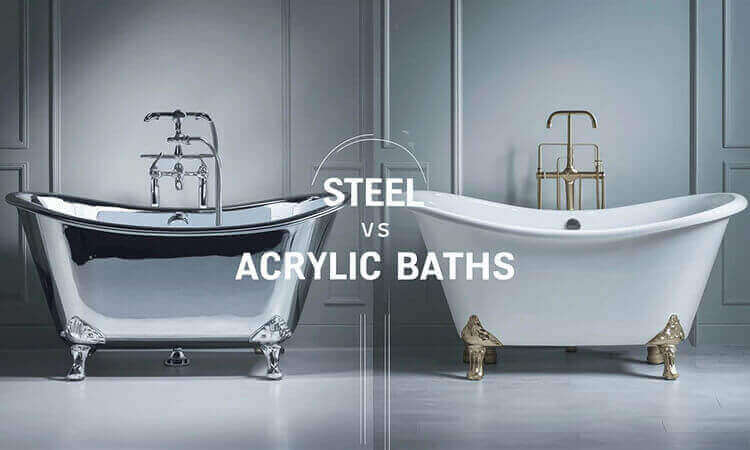 acrylic vs steel tub