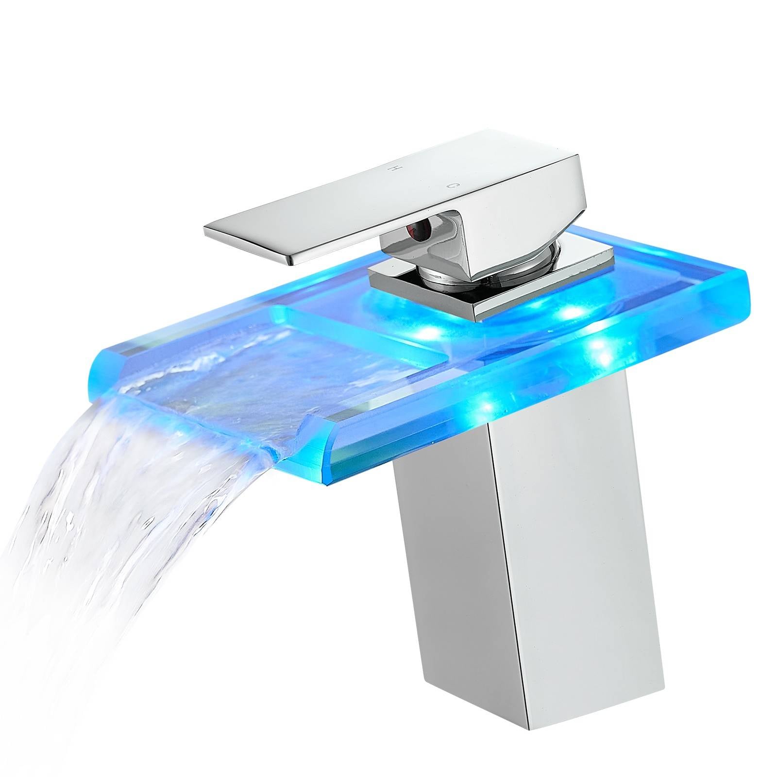 3 Color LED Waterfall Faucet
