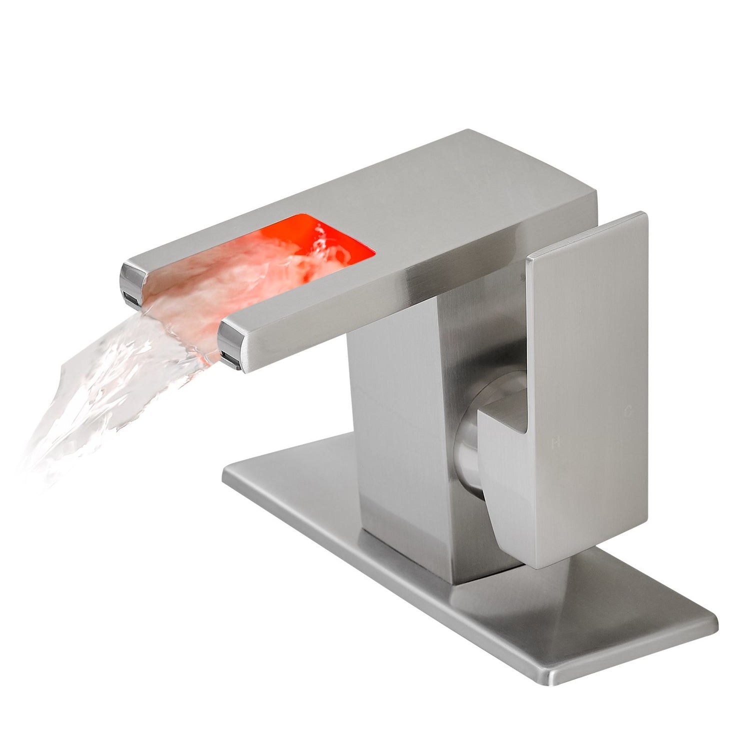 Waterfall Spout &amp; LED Faucet