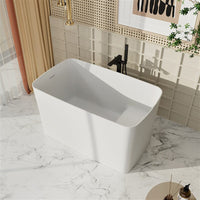 47'' Japanese Soaking Bathtub with Built-in Seat
